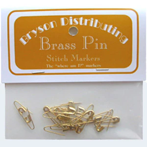 Bryson Brass Pin Stitch Markers