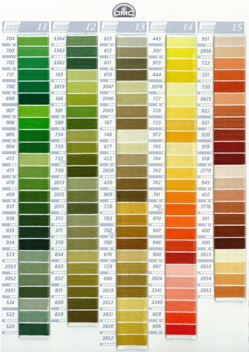 DMC Embroidery Floss (Color # 150 - 519) - Image 4