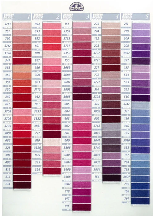 DMC Embroidery Floss (Color # 520 - 801) - Image 3
