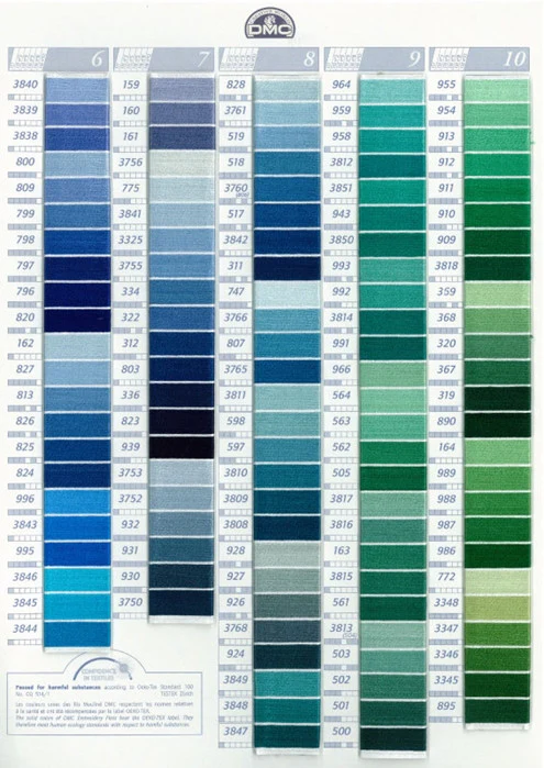 DMC Embroidery Floss (Color # 803 - 988) - Image 4