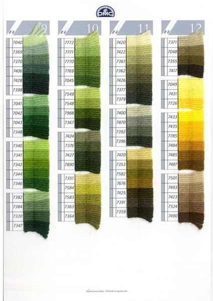 DMC Tapestry Wool (Color # 7003 - 7151 & Blanc, Ecru, Noir) - Image 4