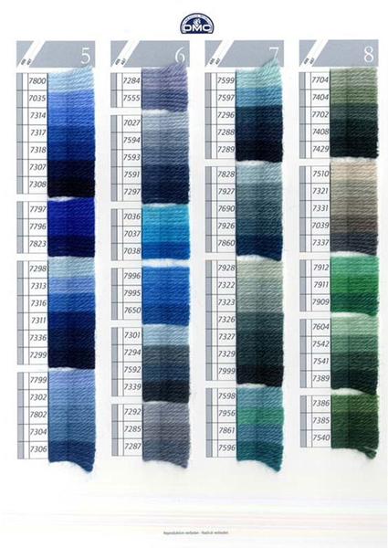 DMC Tapestry Wool (Color # 7339 - 7490) - Image 3