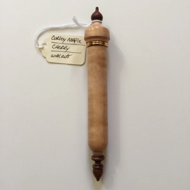 Handmade Exotic Wood Needle Case