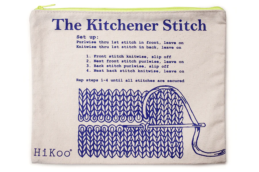 Kitchener Stitch Pouch