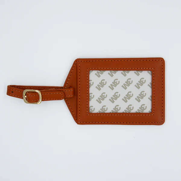 Planet Earth Self-Finishing Leather Luggage Tag - Image 5