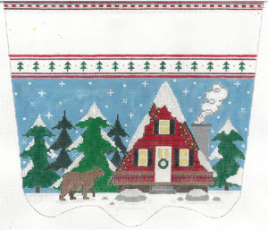 Stocking Topper: Alpine Christmas (XC-56)